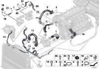 17127548230-WATER HOSE-COOLING/E90-3 SRS