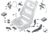 52107309647-Drive seat adjuster lh