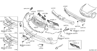 620221BN4H-FASCIA-FRONT BUMPER Y62 US SPEC