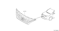 623106W80B-GRILLE RADIATOR
