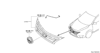 623102GF0B-GRILLE RADIATOR