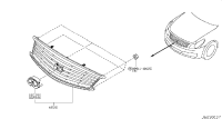 623101NF1A-GRILLE RADIATOR