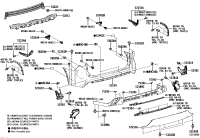 8934848460D0-RETAINER, ULTRASONIC SENSOR, NO.2