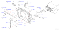 625011CA0B-SUPPORT-RADIATOR CORE CENTER