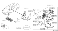 963015CN1A-MIRROR ASSY-OUT