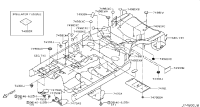 74762CD000-INSULATOR-HEAT,REAR FLOOR