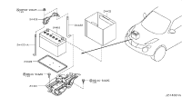 648601KM0H-BRACKET-BATTERY