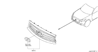 620703EV1B-GRILLE RADIATOR