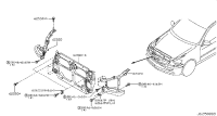 62520EJ20B-SUPPOPT RADIATO
