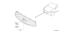 620701CA0A-GRILLE RADIATOR