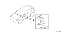 264001CA0A-LAMP ASSY-FRONT FOOT WELL