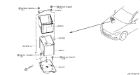 648664GF0A-BRACKET-BATTERY