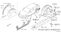 767483WU0A-PROTECTOR-REAR WHEEL HOUSE,RH