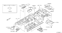 74761CD000-INSULATOR-HEAT,REAR FLOOR