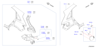 776511CA0A-PILLAR ASSY-BACK,LH