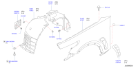 638241CB0A-DUCT-FRONT FENDER,RH