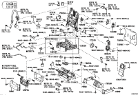7207658020-ARM SUB-ASSY, REAR RECLINING ADJUSTER, LOWER INNER RH