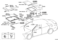 6320207040E0-RAIL SUB-ASSY, SLIDE ROOF