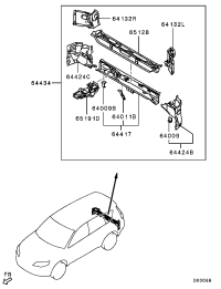 5257A207-CROSSMEMBER,RR FLOOR END