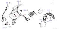G81002GUMA-FENDER ASSY RR