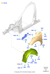 W700910S424-BOLTRR SUSP STABILIZER