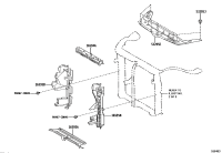 16593F0540-GUIDE, RADIATOR AIR