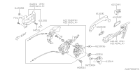 62142AJ000-FRAME AY HDL OUT RRH
