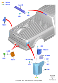 FL3Z13404F-DRL ASSY F