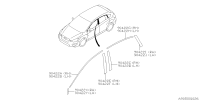 90422FJ030-TAPE DR SASH F F LH