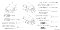 93013AJ050-ORNAMENT ASSY F N