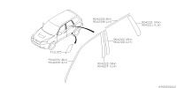 90422SC000-TAPE DR SASH F M RH