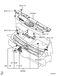 7450A753-COVER,HEADLAMP SUPT
