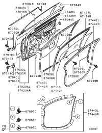 5700A557-PANEL ASSY FR. DOOR