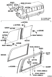 623850S020-SEAL, SIDE WINDOW, NO.5