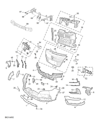 10457334-GRILLE ASSY-FRONT