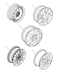 30009833-WHEEL ALUMINUM