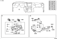 554030C040-PANEL SUB-ASSY, INSTRUMENT PANEL FINISH