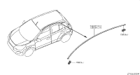738522FK0A-MOULDING ASSY-R