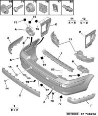 7410FE-BAR, REAR BUMPER