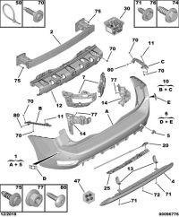 1609630480-BAR, REAR BUMPER