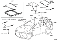 6320178070-PANEL SUB-ASSY, SLIDE ROOF
