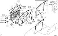 5727A402-MLDG,F/DR WDO BELT L