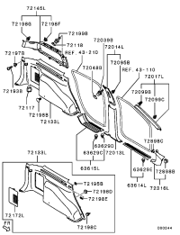 7230A779HA-TRIM,QTR,LWR LH