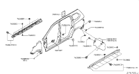 768502GC0A-PROTECTOR-BODY SIDE SILL,RH