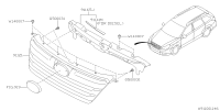 91121AJ120-GRILLE ASSY F A