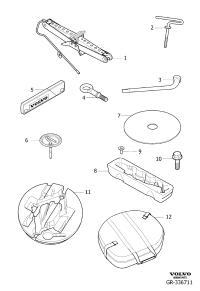 30671290-BOLTRR SUSP STABILIZER