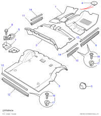 AB610061L-BOLTRR SUSP STABILIZER
