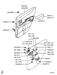 8608A184-SWITCH,R/DR PWR WINDOW
