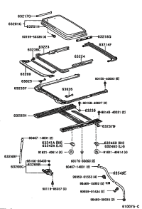 6362533020-BLOCK, SLIDING ROOF GUIDE, RH