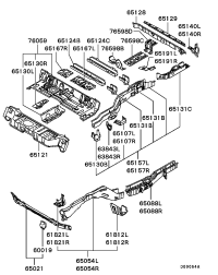 MN133694-SIDEMEMBER,FR FLOOR